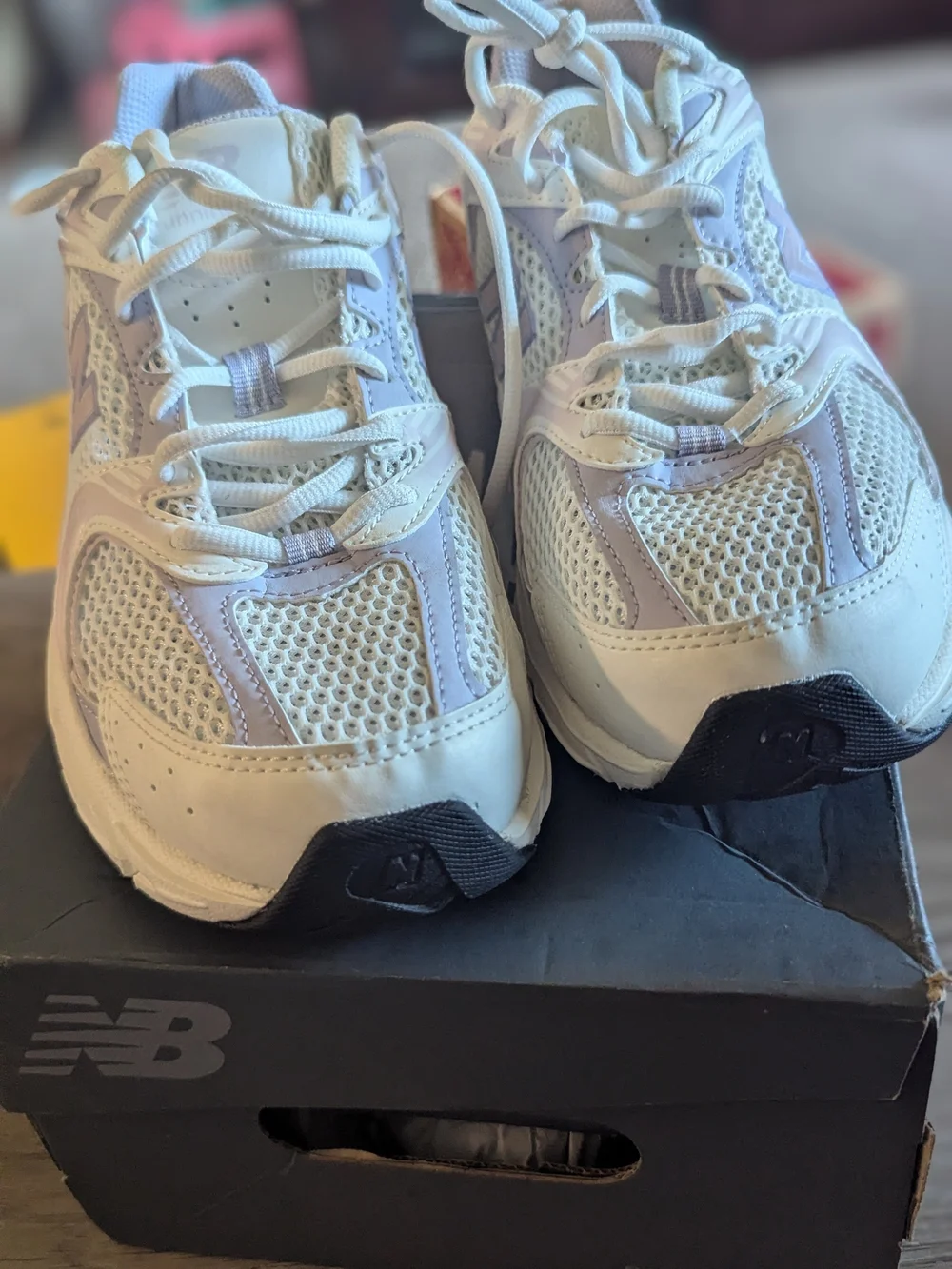 New Balance 530 White & Light Lavender Women's Sneakers